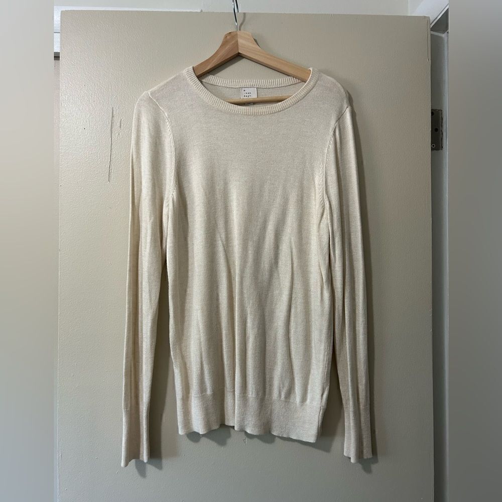 A new day cream sweater